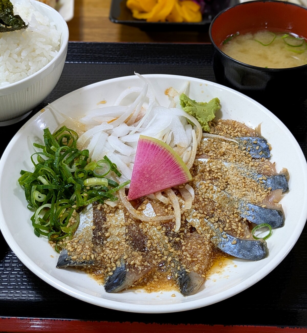 Hakata-style sesame mackerel at 博多ごまさば屋